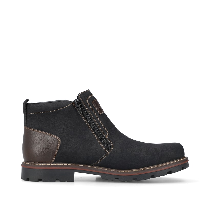 Rieker Artikelnummer 37770-00 Rieker Herren Kurzstiefel graphitschwarz Exklusive Angebote