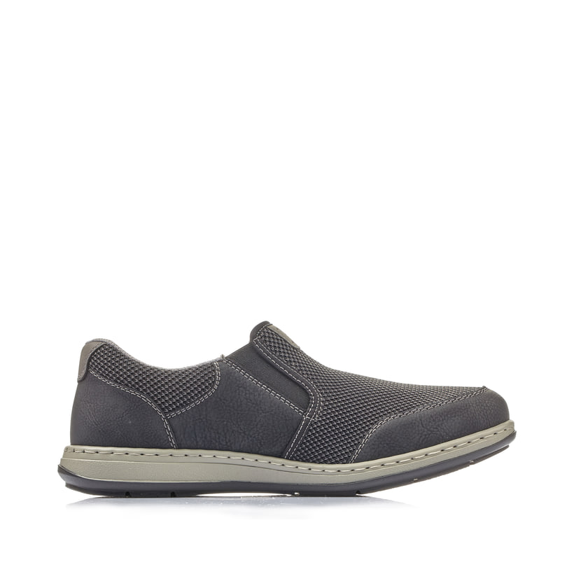 Rieker Artikelnummer 17363-00 Rieker Herren Slipper graphitschwarz Blitzangebot