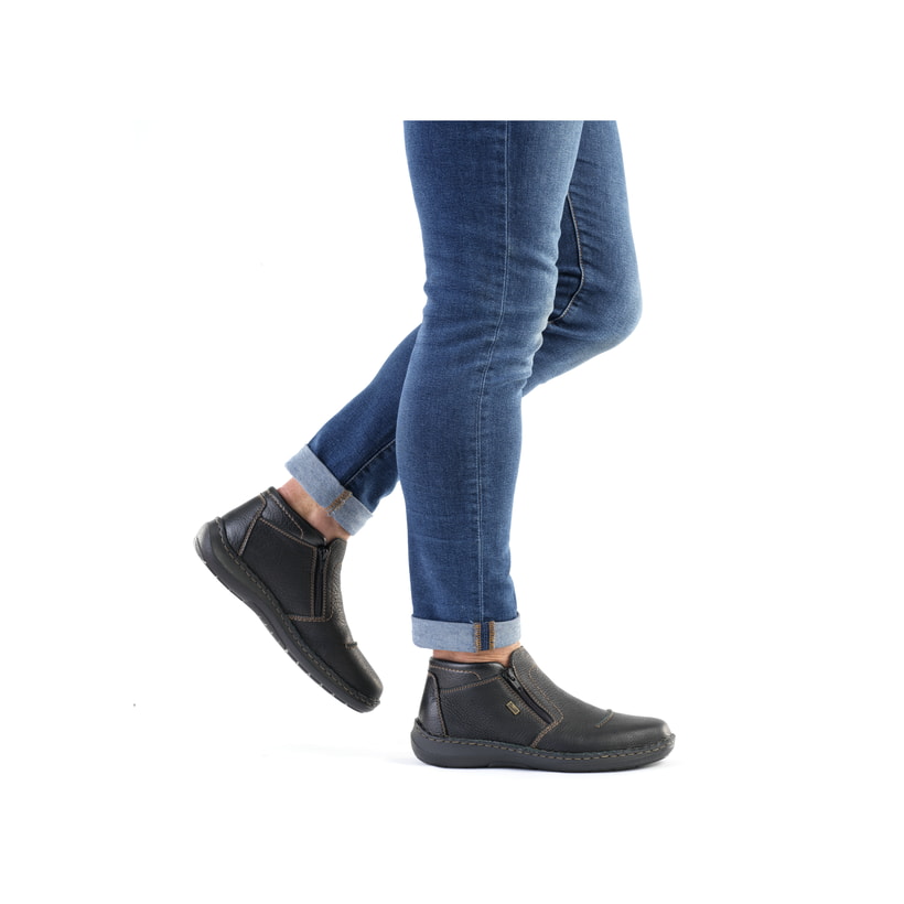 Rieker Artikelnummer 03072-00 Rieker Herren Slipper graphitschwarz Neuheiten