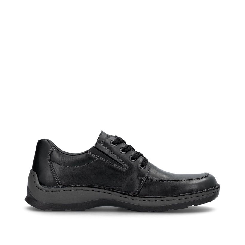 Rieker Artikelnummer 05315-00 Rieker Herren Schnürschuhe nachtschwarz Kauf eins, bekomm eins gratis