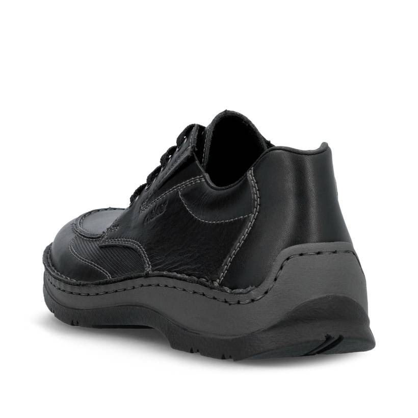 Rieker Artikelnummer 05315-00 Rieker Herren Schnürschuhe nachtschwarz Kauf eins, bekomm eins gratis