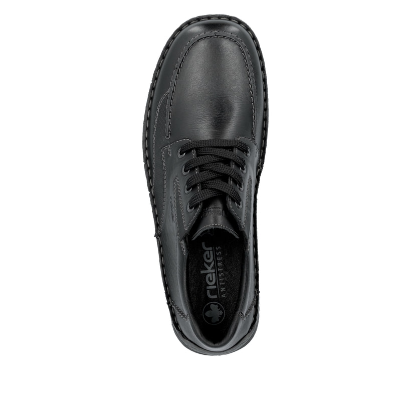 Rieker Artikelnummer 05315-00 Rieker Herren Schnürschuhe nachtschwarz Kauf eins, bekomm eins gratis