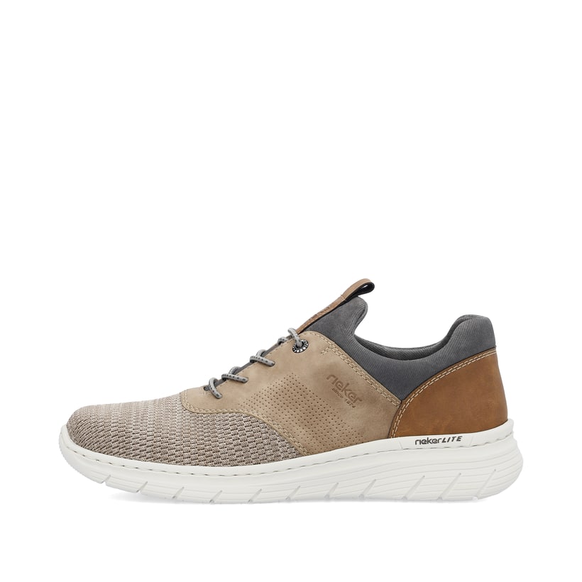 Rieker Artikelnummer 13150-64 Rieker Herren Slipper braun-beige