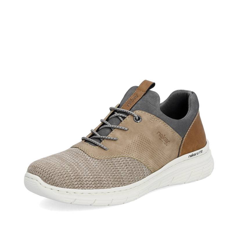 Rieker Artikelnummer 13150-64 Rieker Herren Slipper braun-beige Riesige Ersparnisse