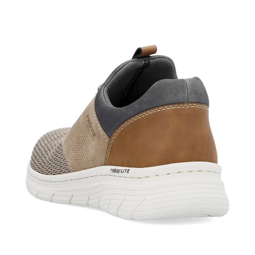 Rieker Artikelnummer 13150-64 Rieker Herren Slipper braun-beige Riesige Ersparnisse