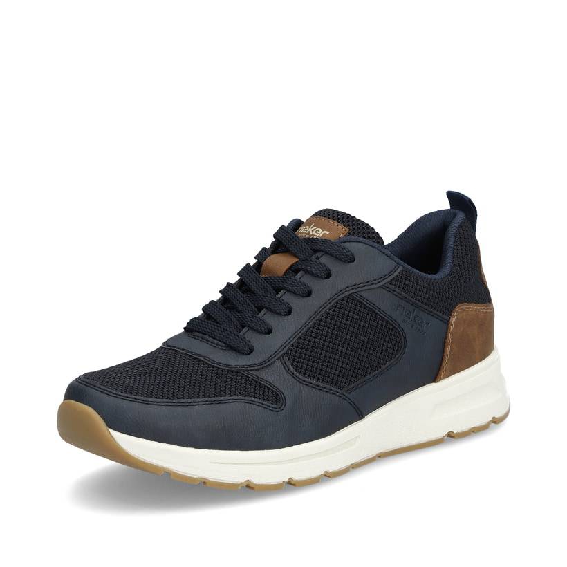 Rieker Artikelnummer B0700-14 Rieker Herren Sneaker Low dunkelblau VIP-Rabatte
