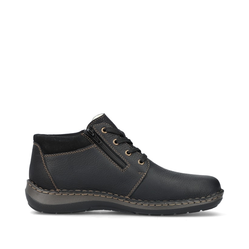 Rieker Artikelnummer 03043-00 Rieker Herren Schnürschuhe asphaltschwarz Tiefpreis