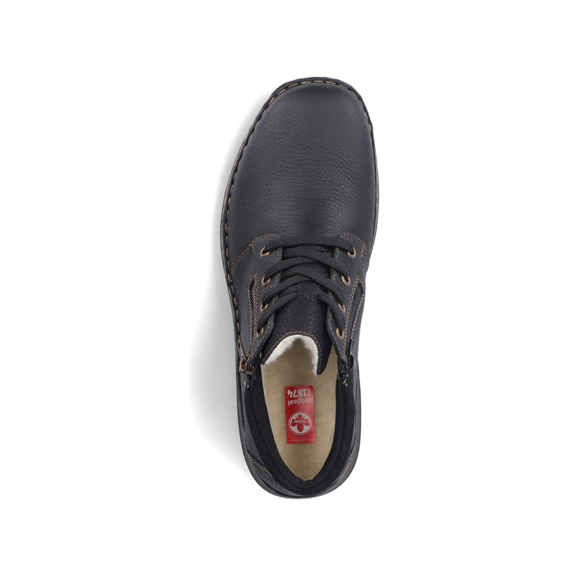 Rieker Artikelnummer 03043-00 Rieker Herren Schnürschuhe asphaltschwarz Tiefpreis
