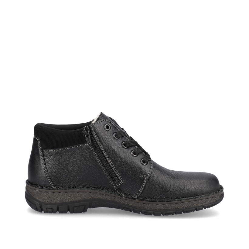 Rieker Artikelnummer 05102-00 Rieker Herren Schnürschuhe graphitschwarz Letzter Tag