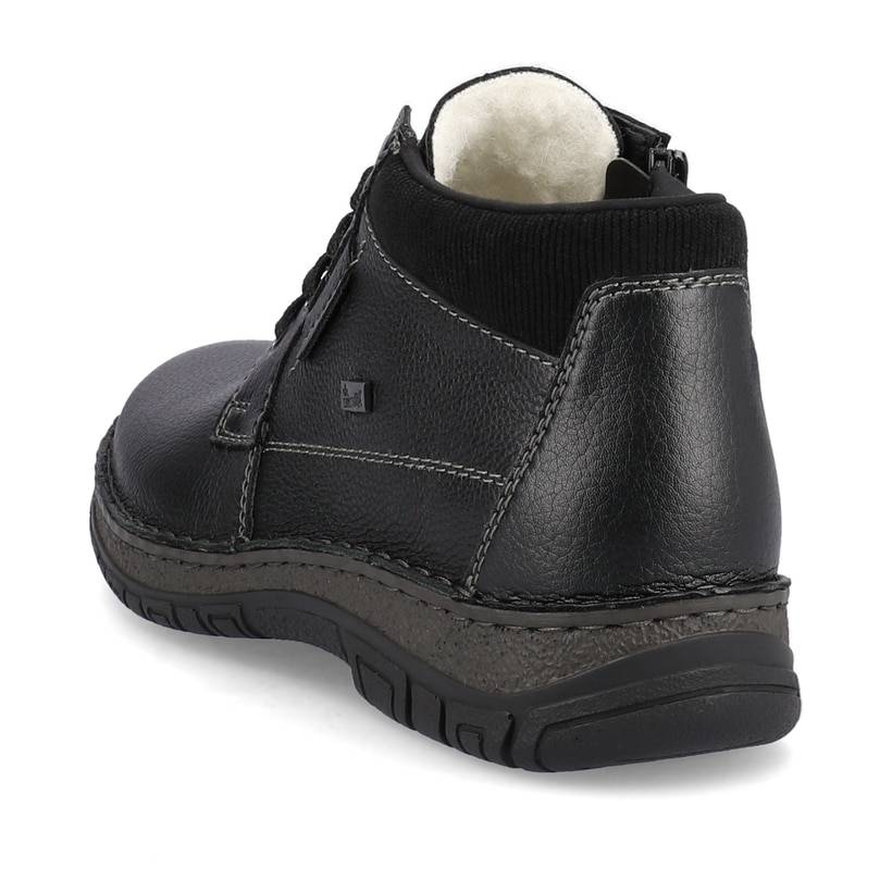 Rieker Artikelnummer 05102-00 Rieker Herren Schnürschuhe graphitschwarz Letzter Tag