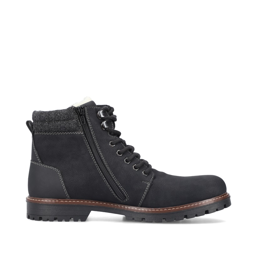 Rieker Artikelnummer F3642-00 Rieker Herren Schnürstiefel asphaltschwarz Zeitbegrenzte Promotion