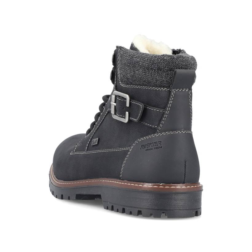 Rieker Artikelnummer F3642-00 Rieker Herren Schnürstiefel asphaltschwarz Zeitbegrenzte Promotion