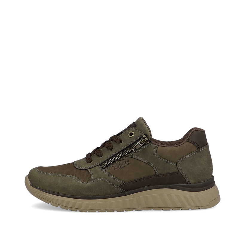 Rieker Artikelnummer B0601-25 Rieker Herren Sneaker Low armeegrün-olivbraun Bis zu 60% Rabatt