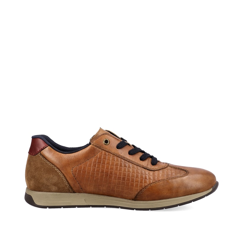 Rieker Artikelnummer 11901-24 Rieker Herren Schnürschuhe fuchsbraun-schwarz Bis zu 65% Rabatt