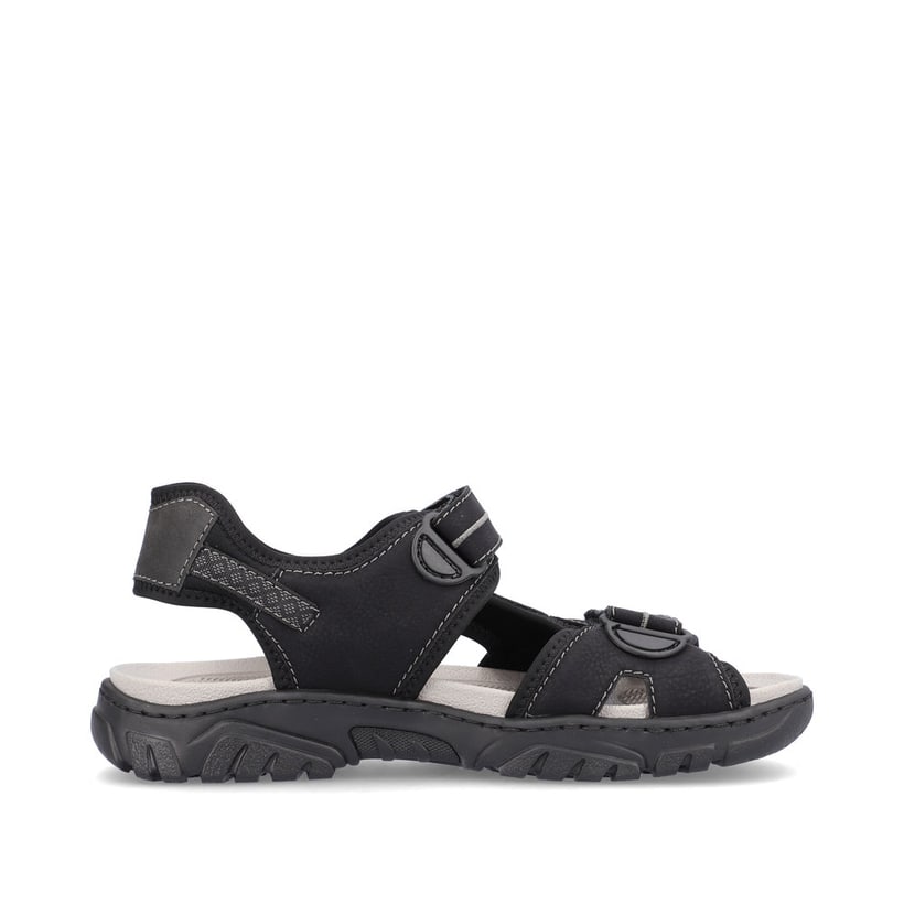 Rieker Artikelnummer 22750-00 Rieker Herren Trekkingsandalen tiefschwarz Sonderangebot der Fabrik