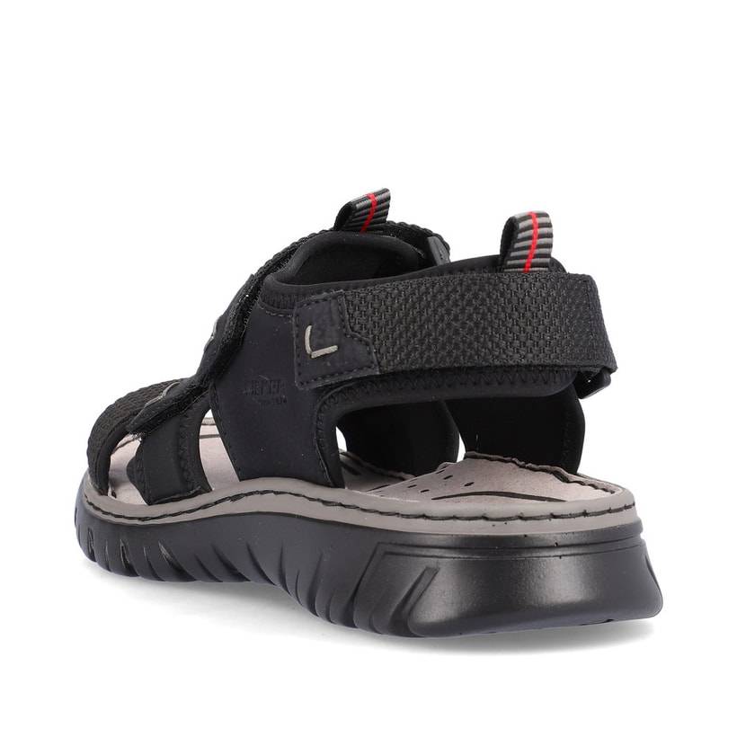 Rieker Artikelnummer 26750-00 Rieker Herren Trekkingsandalen tiefschwarz Vierteljährliche Förderung