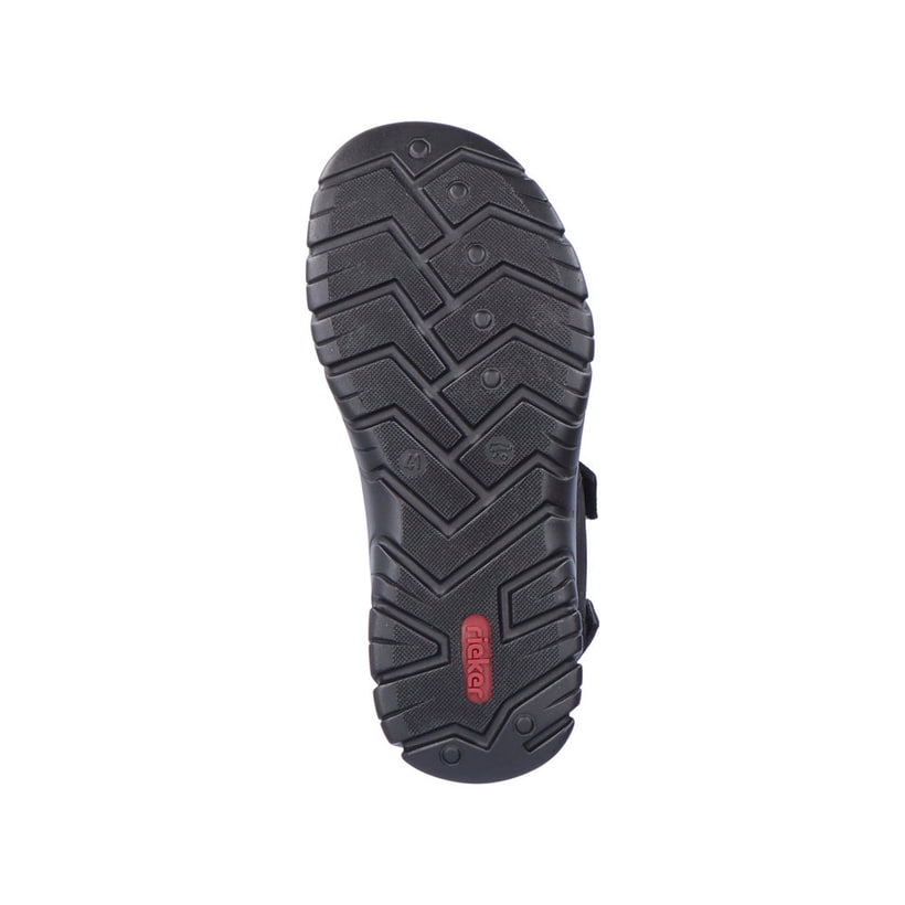Rieker Artikelnummer 26750-00 Rieker Herren Trekkingsandalen tiefschwarz Vierteljährliche Förderung