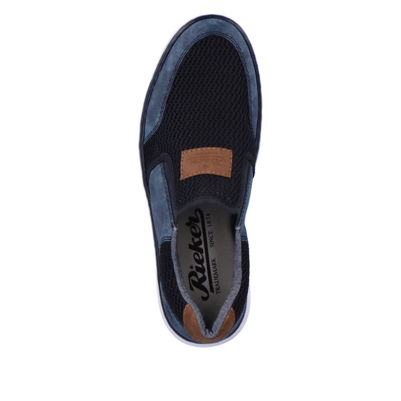 Rieker Artikelnummer B2250-14 Rieker Herren Slipper ozeanblau Bis zu 55% Rabatt