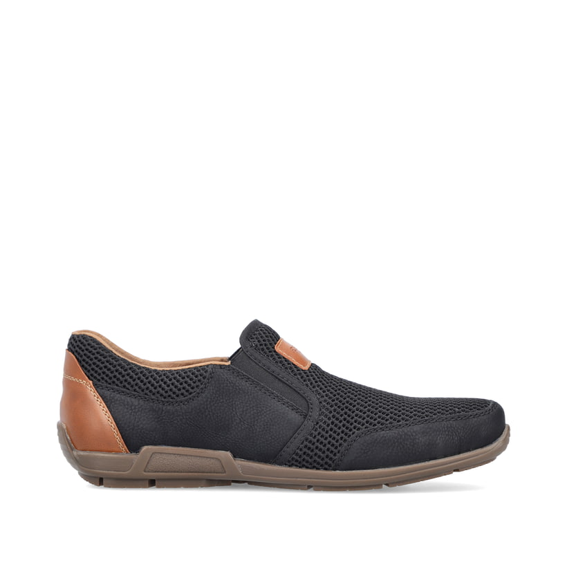 Rieker Artikelnummer 09069-00 Rieker Herren Slipper asphaltschwarz Nur noch ein Tag übrig