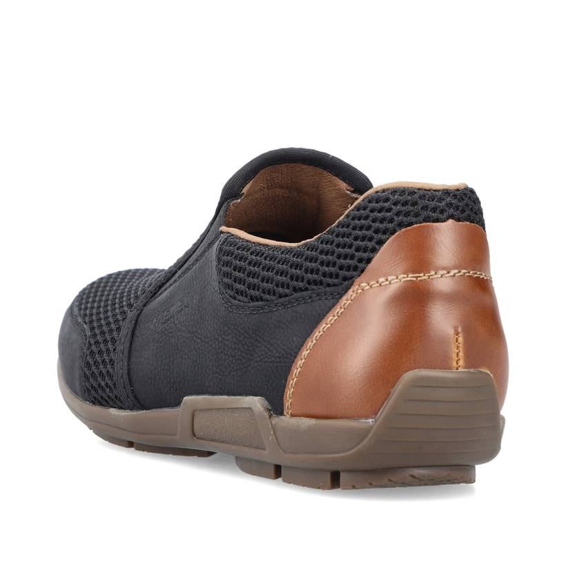 Rieker Artikelnummer 09069-00 Rieker Herren Slipper asphaltschwarz Nur noch ein Tag übrig