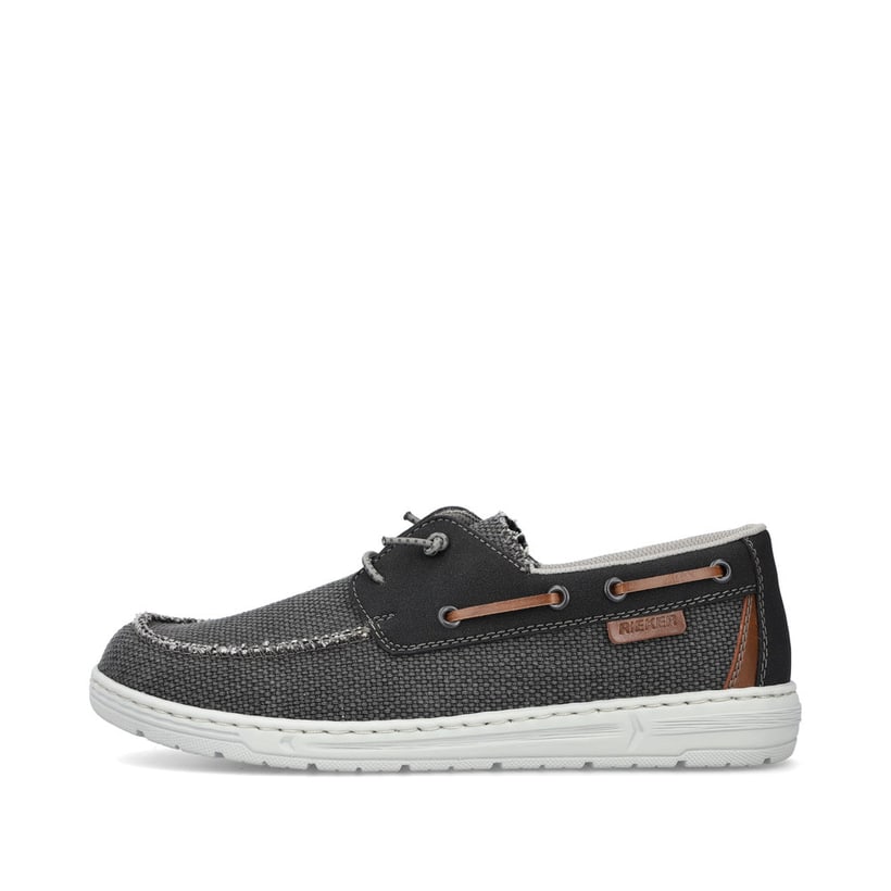Rieker Artikelnummer 08650-00 Rieker Herren Slipper asphaltschwarz Riesige Rabatte