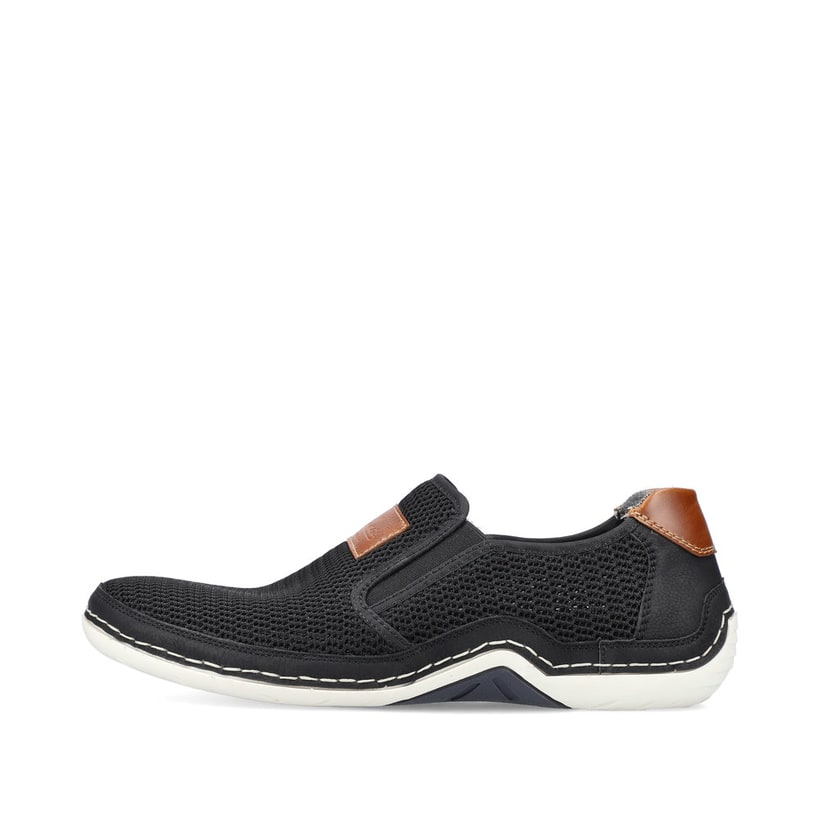 Rieker Artikelnummer 07556-00 Rieker Herren Slipper tiefschwarz 50% Rabatt mit kostenlosem Versand