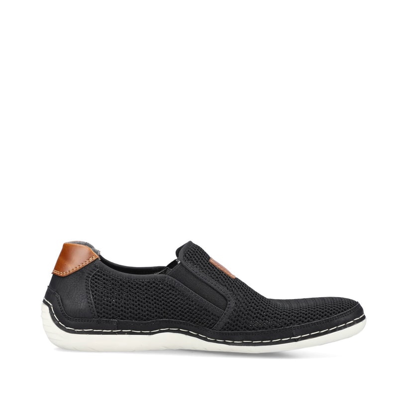 Rieker Artikelnummer 07556-00 Rieker Herren Slipper tiefschwarz 50% Rabatt mit kostenlosem Versand