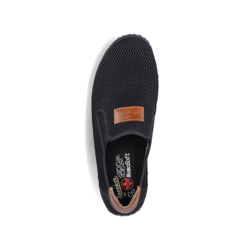 Rieker Artikelnummer 07556-00 Rieker Herren Slipper tiefschwarz 50% Rabatt mit kostenlosem Versand