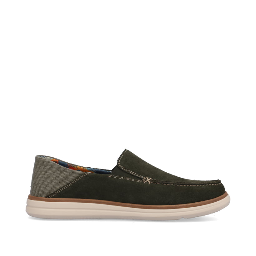 Rieker Artikelnummer U0600-54 Rieker Herren Slipper forest green Clearance-Verkauf