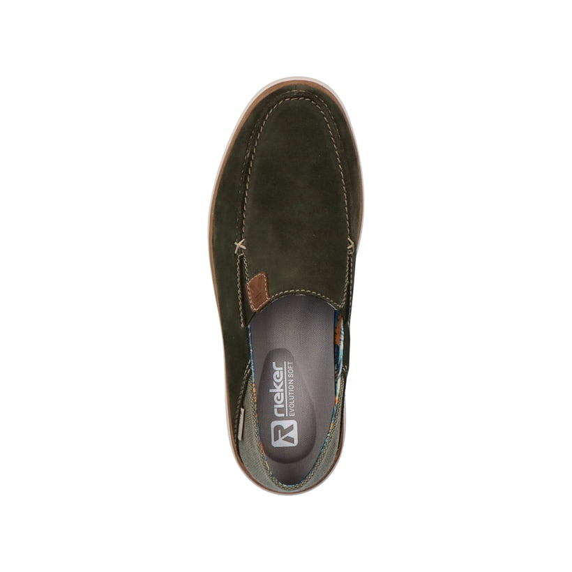 Rieker Artikelnummer U0600-54 Rieker Herren Slipper forest green Clearance-Verkauf
