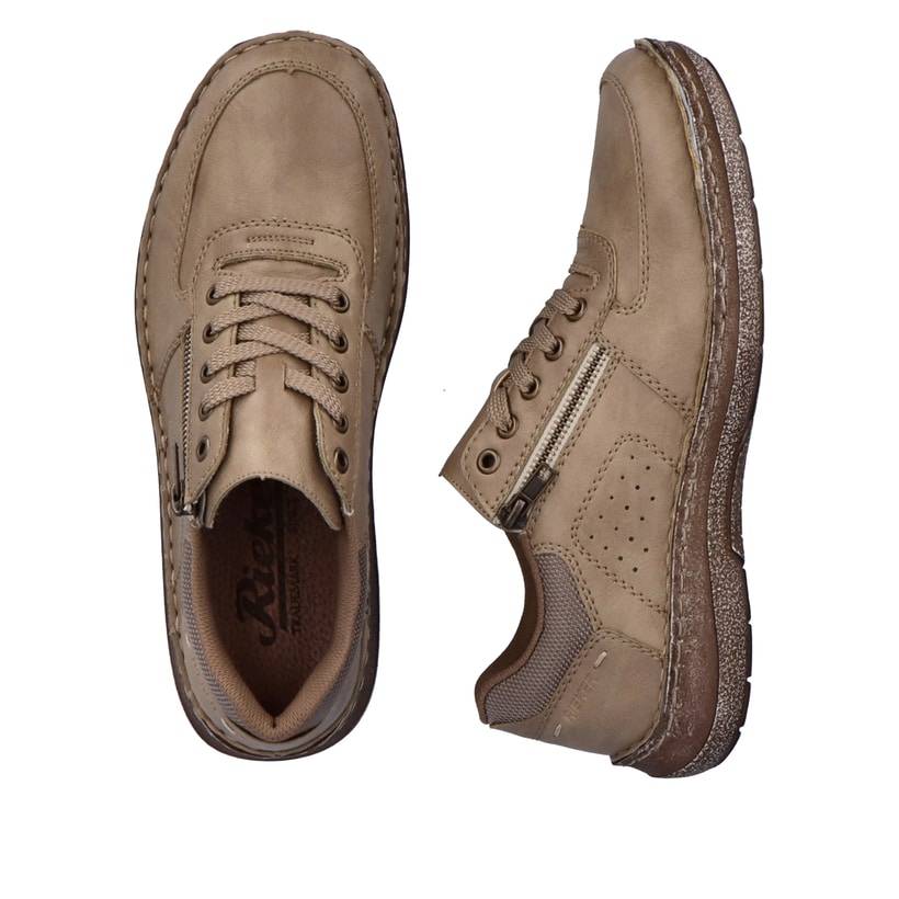 Rieker Artikelnummer 03010-64 Rieker Herren Schnürschuhe braunbeige Outlet