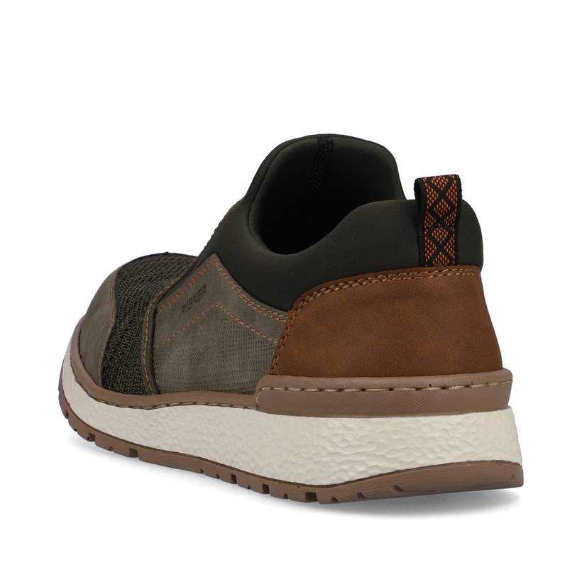 Rieker Artikelnummer B9051-54 Rieker Herren Slipper grüngrau Angebote