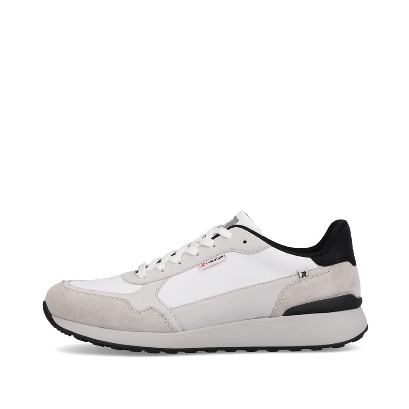 Rieker Artikelnummer 07606-40 Rieker Herren Sneaker Low pearl-white grey Schlussverkauf