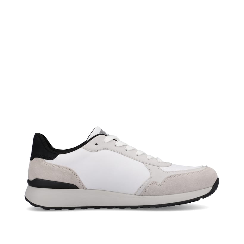 Rieker Artikelnummer 07606-40 Rieker Herren Sneaker Low pearl-white grey Schlussverkauf