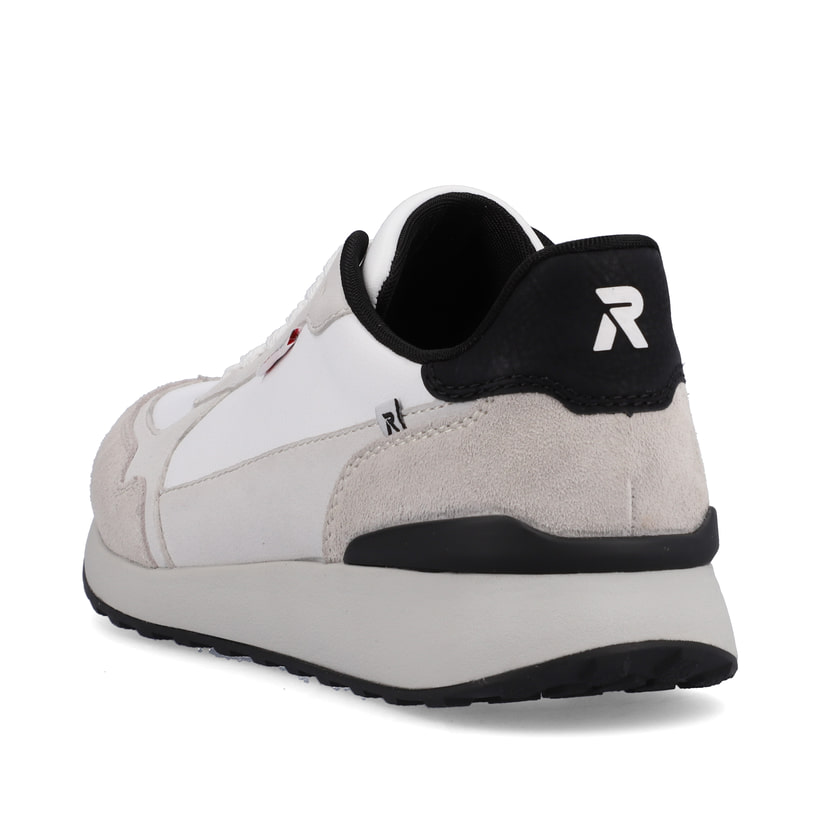 Rieker Artikelnummer 07606-40 Rieker Herren Sneaker Low pearl-white grey Schlussverkauf