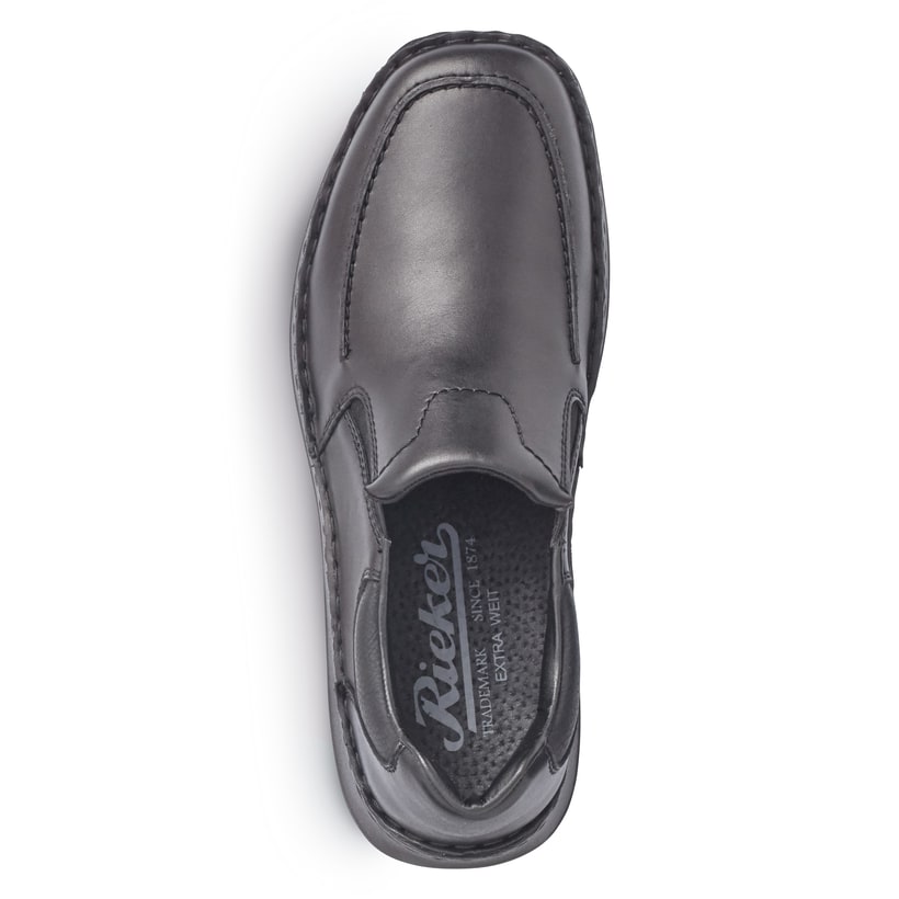 Rieker Artikelnummer 03064-01 Rieker Herren Slipper asphaltschwarz Fabrikverkauf