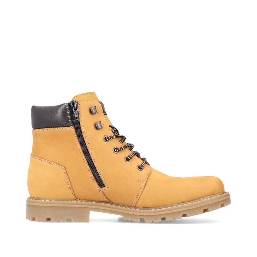 Rieker Artikelnummer 37740-68 Rieker Herren Schnürstiefel goldgelb Großer Ausverkauf
