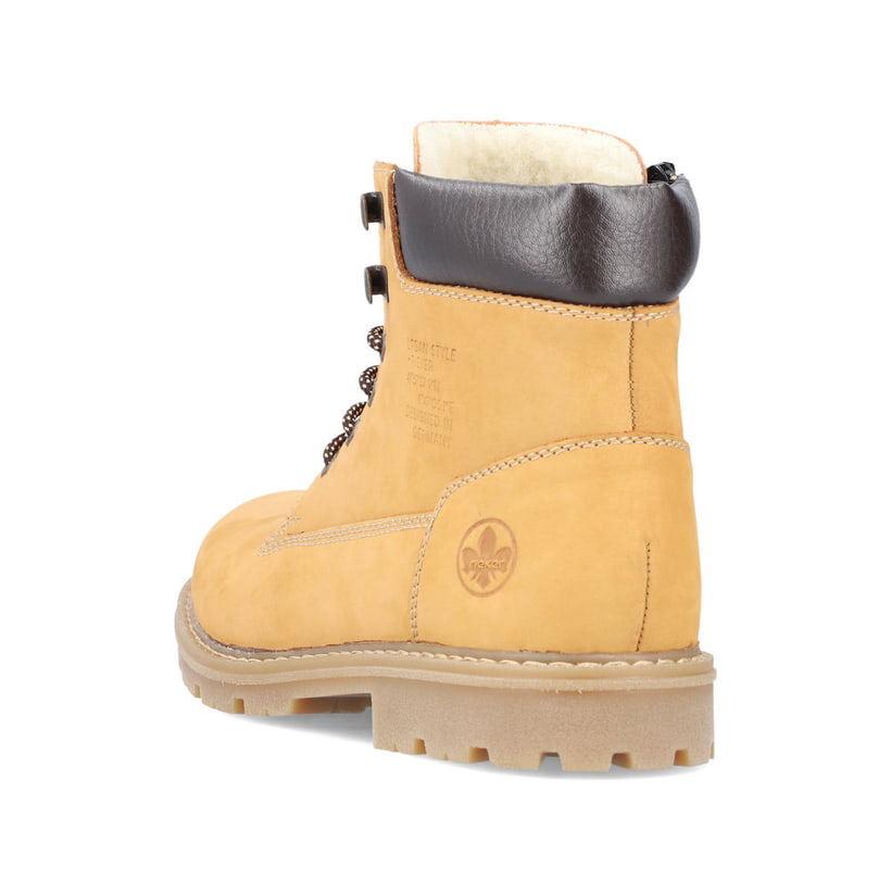 Rieker Artikelnummer 37740-68 Rieker Herren Schnürstiefel goldgelb Großer Ausverkauf