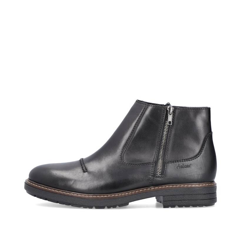 Rieker Artikelnummer 33150-00 Rieker Herren Kurzstiefel glanzschwarz Flash Sale