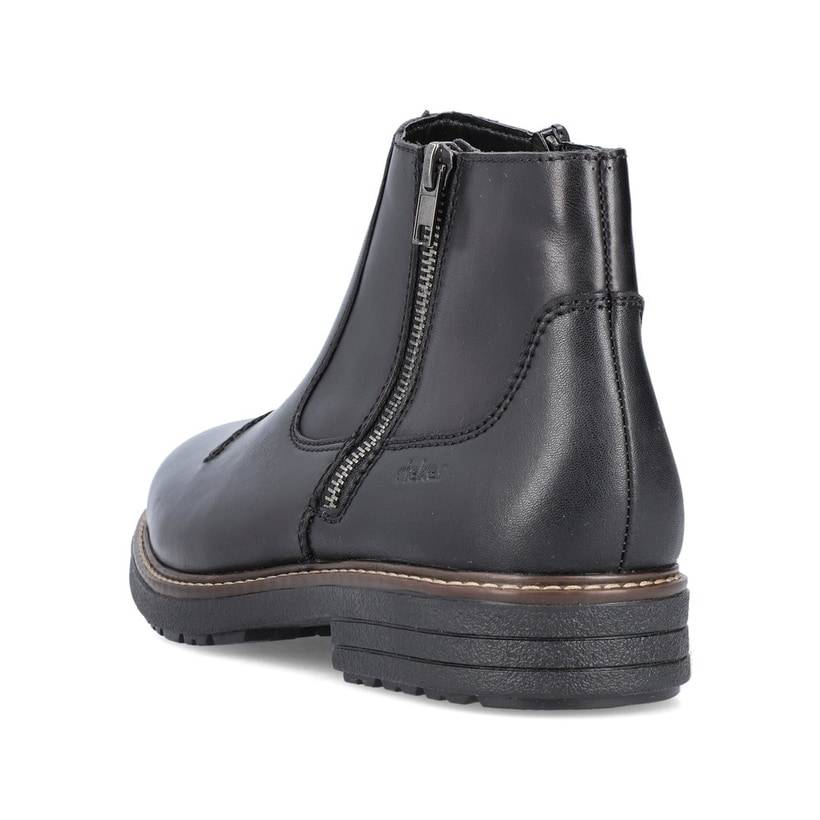 Rieker Artikelnummer 33150-00 Rieker Herren Kurzstiefel glanzschwarz Flash Sale