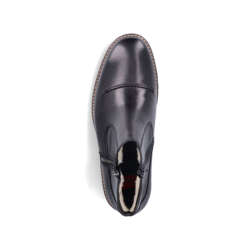 Rieker Artikelnummer 33150-00 Rieker Herren Kurzstiefel glanzschwarz Flash Sale