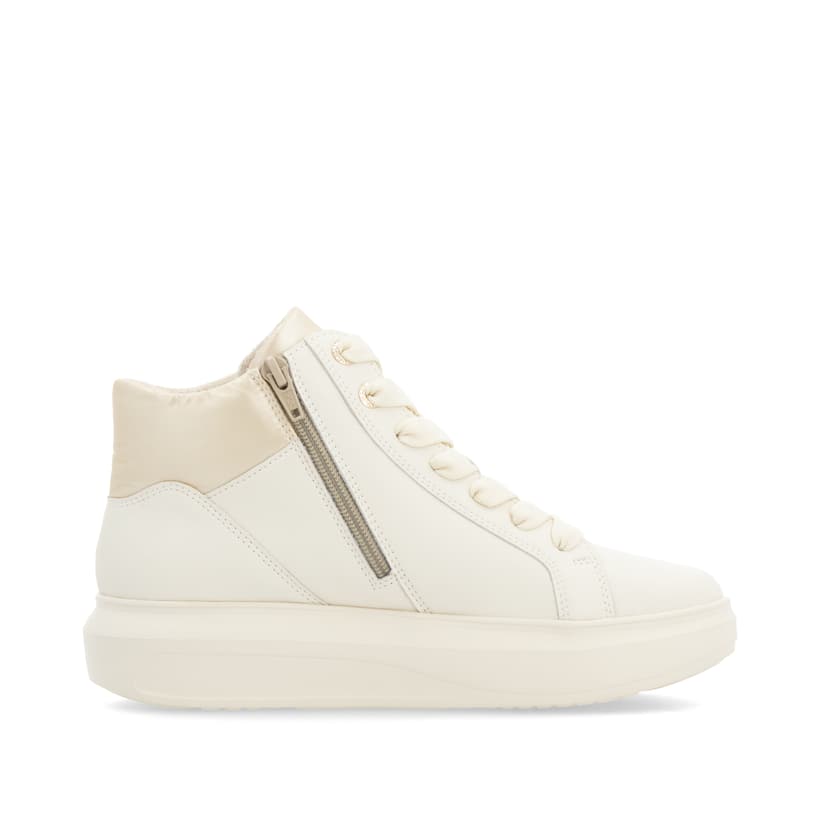 Rieker Artikelnummer W1270-60 Rieker Damen Sneaker High vanilleweiß Online Shopping