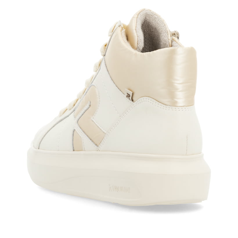 Rieker Artikelnummer W1270-60 Rieker Damen Sneaker High vanilleweiß Online Shopping