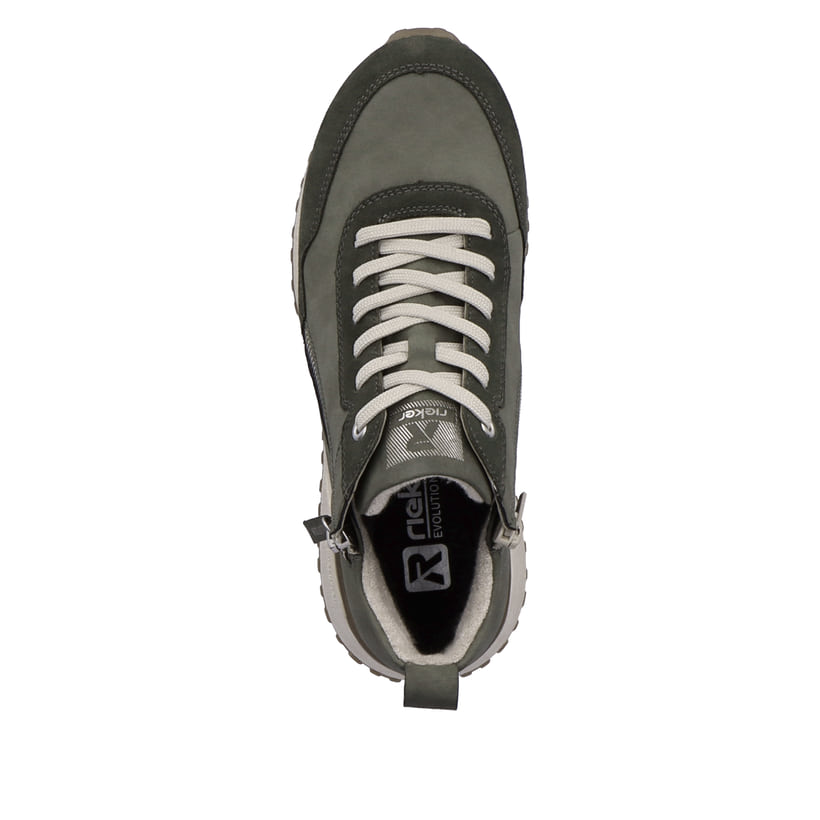 Rieker Artikelnummer W0661-54 Rieker Damen Sneaker High leaf green Exklusivangebot