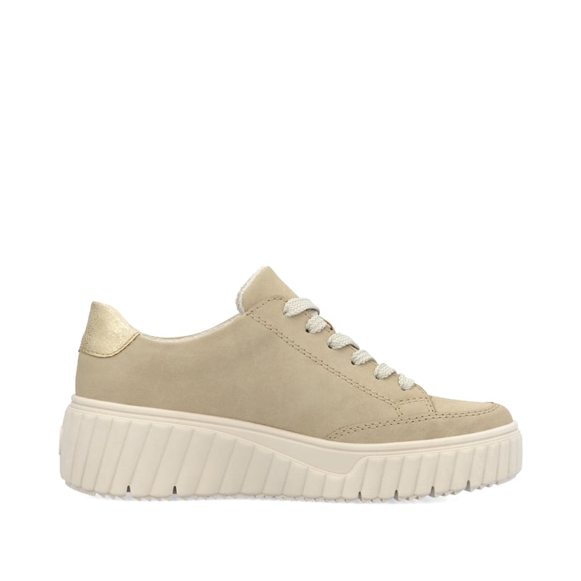 Rieker Artikelnummer N2503-62 Rieker Damen Sneaker Low goldbeige Black Friday