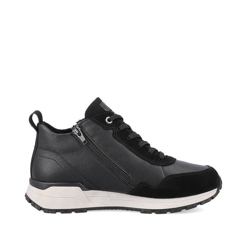 Rieker Artikelnummer W0661-00 Rieker Damen Sneaker High steel black Valentinstagsangebot