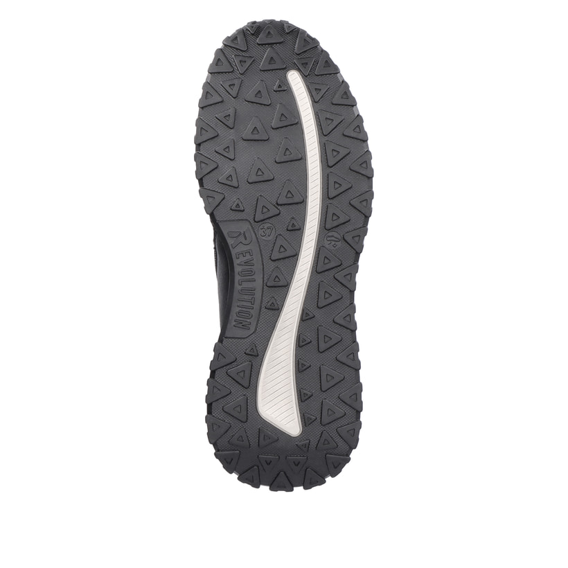 Rieker Artikelnummer W0661-00 Rieker Damen Sneaker High steel black Valentinstagsangebot