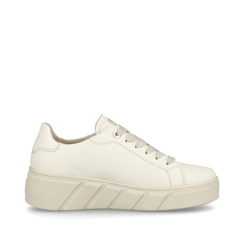 Rieker Artikelnummer W0503-80 Rieker Damen Sneaker Low cremeweiß Jubiläumsangebot