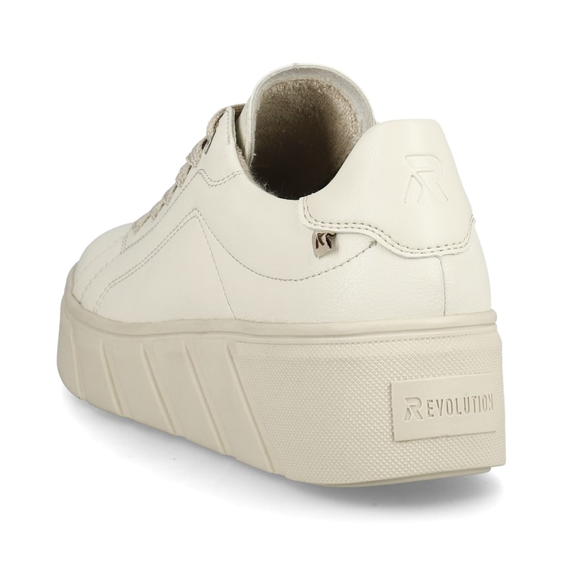 Rieker Artikelnummer W0503-80 Rieker Damen Sneaker Low cremeweiß Jubiläumsangebot