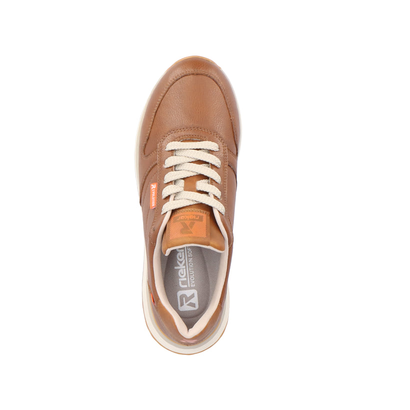 Rieker Artikelnummer 42500-22 Rieker Damen Sneaker Low wood brown Lagerräumung